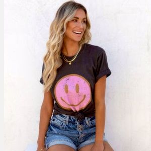 Vici vintage smiles cotton tee